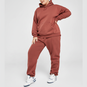 100% chándales de algodón hechos de alta calidad para mujer, trajes con logotipo personalizado, chándal para correr, chándales para mujer - Product Image 1