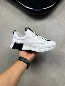 Chaussures de course de qualité supérieure avec logo personnalisé, respirantes en cuir, chaussures de sport de plein air légères, chaussures de créateur pour homme - Product Image 4