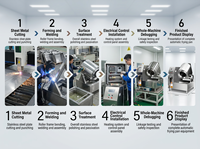 Robot de cuisson automatique électrique SEMIKRON 20KG en acier inoxydable 304, puissance 5000-10000W, garantie 1 an, pour restaurant