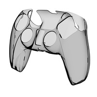 Étui transparent en cristal pour manettes de jeu PS5, coque de protection rigide ultra-fine transparente pour manette PS5