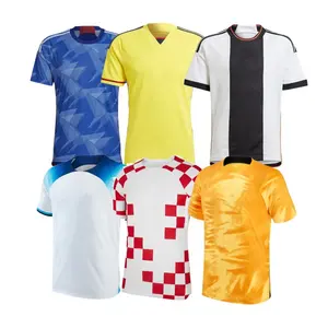 2022 child football uniform customized high quality wholesale soccer jerseys