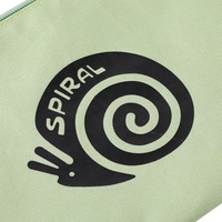 Pochette de rangement en tissu polyester léger avec fermeture éclair pour cosmétiques, papeterie, gadgets de voyage, cadeaux promotionnels, impression sérigraphique de logo, sacs publicitaires
