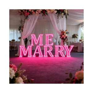 Lettres géantes programmables en métal pour l'extérieur, lettres lumineuses LED RGB, grands numéros lumineux, lettres lumineuses pour bébé, enseignes lumineuses pour mariage - Product Image 6