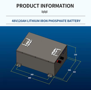 48V120AH 150AH 200AH Ternary Lithium Battery Pack Golf Cart Tourist Car 48V - Product Image 3