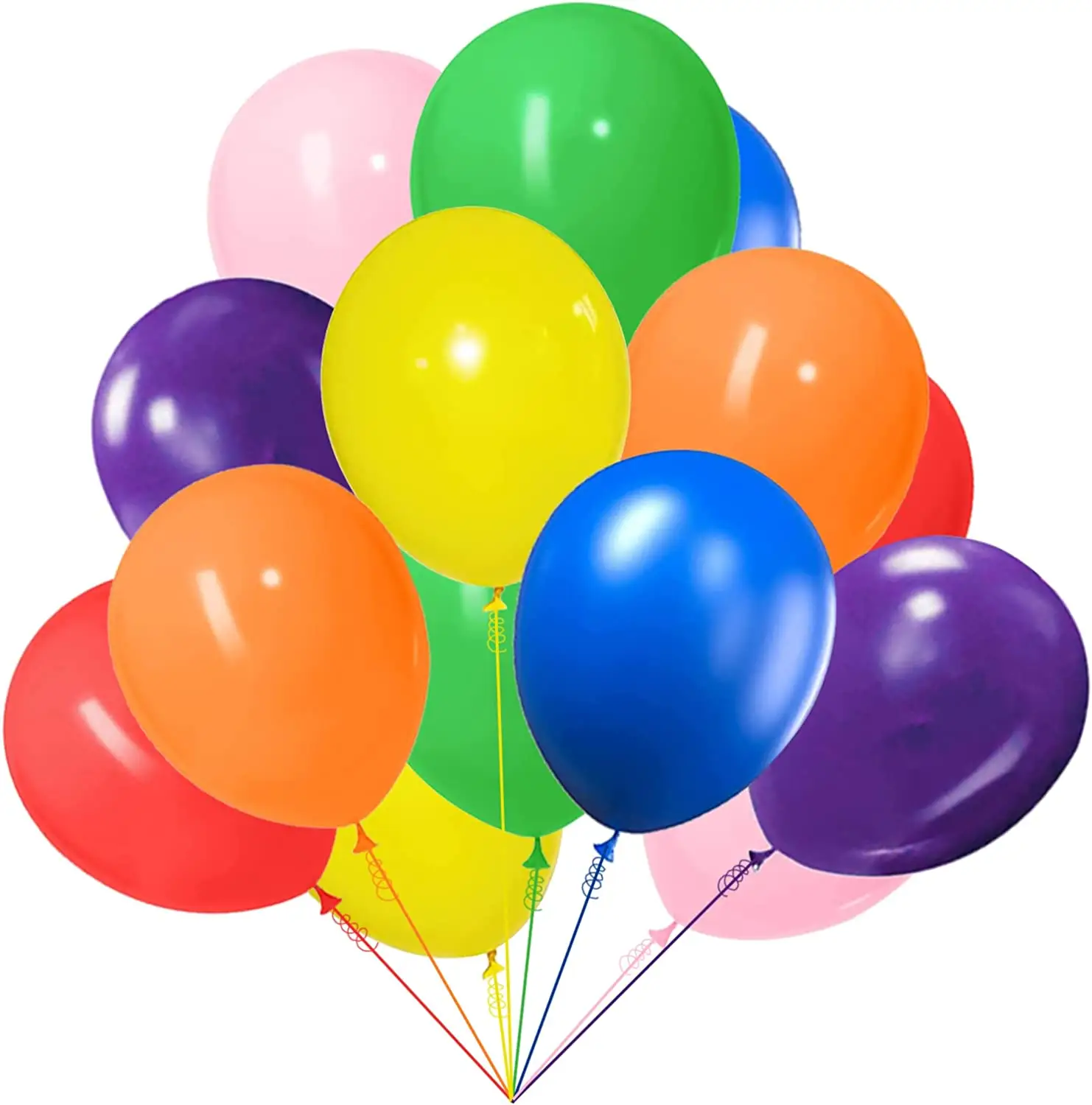 105 pz 12 pollici lattice colori vivaci arcobaleno palloncino festa per la festa di compleanno Baby Shower festa di nozze arco ghirlanda decorazione