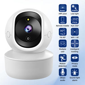 Alta Qualidade 3MP Home <span class=keywords><strong>Mini</strong></span> Ptz Segurança <span class=keywords><strong>Camera</strong></span> <span class=keywords><strong>Wifi</strong></span> Indoor <span class=keywords><strong>Camera</strong></span> 360 Degree Cctv <span class=keywords><strong>Camera</strong></span> - Product Image 2