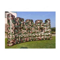 Bunker gonflable d'extérieur pour Laser Tag, Paintball, Gelball, certifié EN14960, en PVC, taille et couleur personnalisables, garantie 2 ans