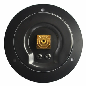 Droge Drukmeter Met Zwarte Stalen Behuizing En Voorflens - Product Image 2