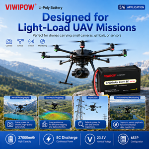Batterie de drone 37000mAh 23.1V 8C à succès pour pulvérisation agricole UAV, longue autonomie de vol - Product Image 5