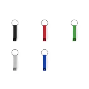 Porte-clés décapsuleur en aluminium recyclé, gadgets durables - Product Image 2