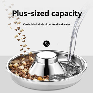 <span class=keywords><strong>Gamelle</strong></span> ralentisseur personnalisée en acier inoxydable pour chiens et chats – Nourriture saine n°3 - Product Image 2