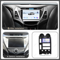 Marco Aijia, fábrica al por mayor, instalación de Panel DE REPRODUCTOR DE Radio de 9 pulgadas para HYUNDAI ELANTRA 2014-2015, pantalla Universal Android