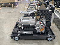 Groupe électrogène diesel silencieux monocylindre 5kW 8kW 10kW 12kW 50kW 60kW 80kW 100kW, moteur diesel refroidi par air, générateur électrique