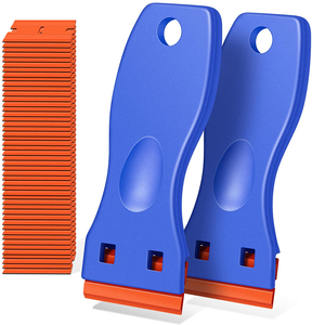 Factory supply customized logo Plastic Razor Blade Scraper