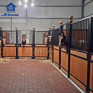 แผ่นแผงคอม้าแบบพกพาแผงม้าชุบสังกะสีสำหรับงานหนักม้าที่มั่นคงมาตรฐาน12ft แบบกำหนดเอง - Product Image 1