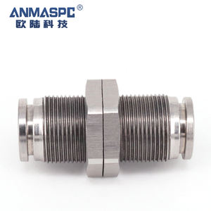 PM08 Conector Neumático de Placa Pasante de Acero Inoxidable SS304 Tipo Airtac, Nuevo, Piezas de Conexión Neumática de las Marcas OULU, <span class=keywords><strong>EUROLAND</strong></span>, ANMASPC - Product Image 3