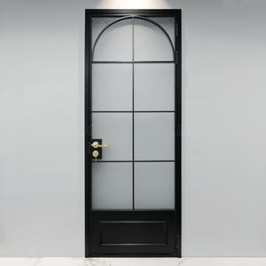 Porte à battants personnalisée <span class=keywords><strong>de</strong></span> luxe moderne rétro à double vitrage pour intérieur/extérieur, hôtel, villa, jardin, <span class=keywords><strong>salle</strong></span> <span class=keywords><strong>de</strong></span> <span class=keywords><strong>bain</strong></span>, entrée, hall - Product Image 2