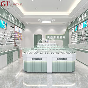 ตู้โชว์แว่นตาสำหรับร้านแว่นตา ร้านขายอุปกรณ์สายตา ตู้โชว์กระจกสำหรับร้านค้าปลีก ออกแบบร้านแว่นตา วู - Product Image 5