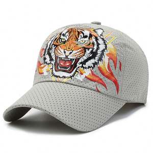 หมวกแก๊ปเบสบอล Gorras ขอบโค้ง5แผงหมวกผ้าฝ้ายปักลายโลโก้ออกแบบได้ตามต้องการ - Product Image 6