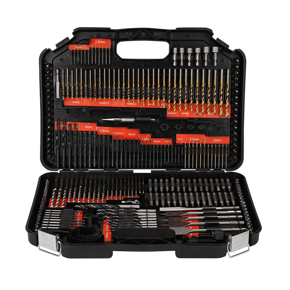 246 pcs combination drill bit set HSS/SPADE /MASONRY drill bit