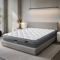 Matelas pour lit double à ressorts king size en mousse supérieure pour hôtel prix