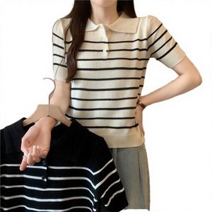 Street Style Color Block Off-Shoulder Long Sleeve T-<b>Shirt</b> Layered Look Halter Design Fashion Trendy <b>Y2K</b> Top - Product Image 3