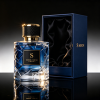 Flacon de parfum vide de luxe en gros 50ml 100ml, flacon de parfum rechargeable personnalisé avec logo, emballage en verre pour parfum, coffret cadeau