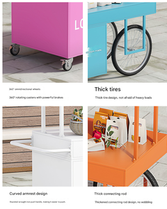 Carrito Plegable Móvil para Celebridades de Internet, Carrito Utilitario para Venta Ambulante, Hoteles, Exposiciones, Centros Comerciales, Carrito de Flores - Product Image 4