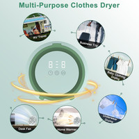 Séchoir à linge pliable mini de voyage, séche-chaussures électrique portable à air chaud suspendu