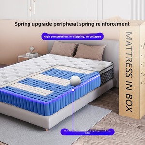 <span class=keywords><strong>Materasso</strong></span> a <span class=keywords><strong>molle</strong></span> <span class=keywords><strong>insacchettate</strong></span> in spugna da 20 pollici di piccole dimensioni, design moderno minimalista, confezionato arrotolato e compresso - Product Image 3