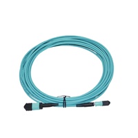 Kabel QSFP+ MPO 8 Core / 12 Core Tipe MM B Female MPO ke MPO Fiber Patch Cord 10M