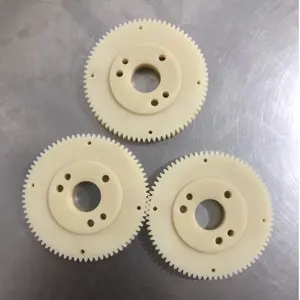 CNC plastic parts customized CNC plastic gears machining MC nylon gears