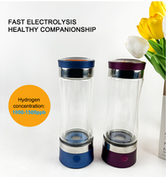 Meilleur système portable intelligent d'ionisation alcaline, générateur d'eau riche en hydrogène PEM H2, machine à eau, bouteille, bouilloire, tasse, flacon