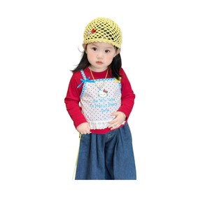 Girls Cartoon Faux Two Piece T Shirt Set Spring Fashion Wide Leg Jeans Set Comfortable Clothing For Kids - Product Image 4
