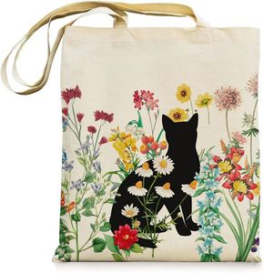 Bolsa de Tela Personalizada de 4-12 oz, Color Natural, con Estampado Digital de Mascotas, Asa de Lazo, Bolsa de Transporte de Lona de Algodón Resistente - Product Image 5