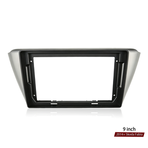 Marco de radio de coche de 9 pulgadas para <span class=keywords><strong>Skoda</strong></span> <span class=keywords><strong>Fabia</strong></span> 2014+, panel de navegación de audio Android con arnés, ABS - Product Image 1