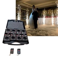 Système de tir de feux d'artifice froids pour mariage, cérémonie de mariage, première danse, entrée du couple, 8 signaux, unité de contrôle pyrotechnique