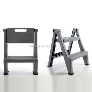 Plastic Folding <strong>Step</strong> <strong>Stool</strong> 2 <strong>Step</strong> Folding <strong>Ladder</strong> for Kitchen Garden - Product Image 5