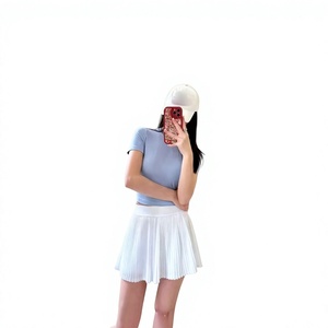 Nouvelle jupe en jean pour femme, taille naturelle, crochetée, style hip-hop, longueur genou, infroissable, respirante, qualité supérieure, 100% coton - Product Image 4