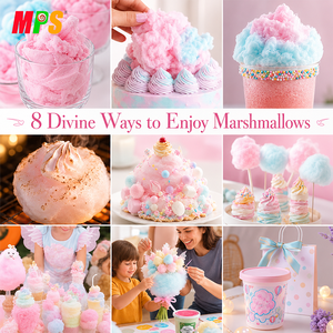 Zucchero Filato di Capodanno all'Ingrosso, Caramelle Marshmallow Multicolore, Fiocchi di Neve, Pasta Sfoglia, Rotolo di Zucchero, Caramelle Colorate Dolci - Product Image 5