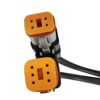 Cable de extensión OBD2 de 4 pines para Harley, 6 pines a 16 Pines, macho a hembra, herramienta de diagnóstico de motocicleta, conector OBD2 para Moto