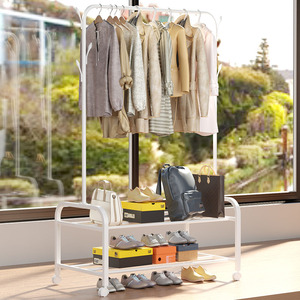 Stendibiancheria in Metallo Bianco Nero Rosa Portabiti <span class=keywords><strong>Appendiabiti</strong></span> per Vestiti - Product Image 4