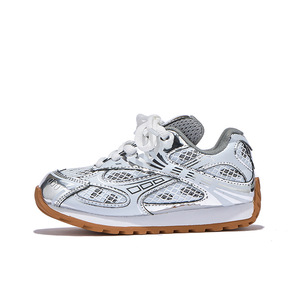 Enfants blanc baskets course chaussures de sport garçons filles léger maille respirant le plus chaud à la mode chaussures de marche en plein air - Product Image 2
