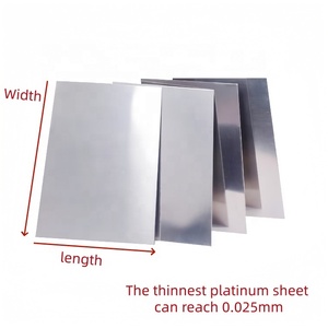 <span class=keywords><strong>Plaque</strong></span>/feuille de sputtering en platine haute pureté (99,95 %) de 0,05 mm à 2 mm d'épaisseur pour la recherche en électrochimie en laboratoire - Product Image 3