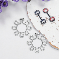 Xinfocus bijoux de corps en gros Non-Piercing faux anneau de mamelon en acier inoxydable avec placage d'or pour les mariages