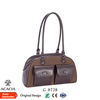 Sac à bandoulière en polyester léger grande capacité pour femme, style Boston, avec fermeture éclair