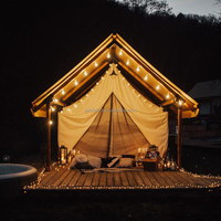 Tente de luxe imperméable pour Camping et Safari, usine de Guangzhou