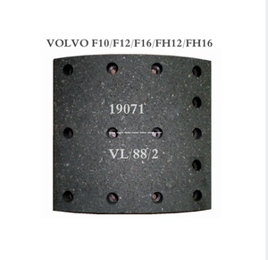 แผ่นซับเบรก ECE-90สำหรับรถบรรทุก Volvo F10 19071 270836แผ่นซับรถบัสสำหรับ <span class=keywords><strong>VL88</strong></span> - Product Image 1