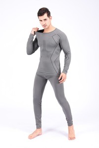 Couches de base de <span class=keywords><strong>ski</strong></span> d'hiver sans couture à séchage rapide <span class=keywords><strong>sous</strong></span>-vêtement thermique respirant <span class=keywords><strong>pour</strong></span> hommes ensemble de caleçons longs fonctionnel <span class=keywords><strong>pour</strong></span> l'équitation garder au chaud - Product Image 4