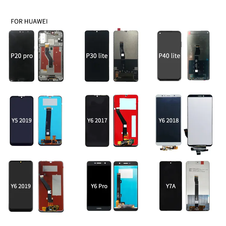 Replacement mobile phone LCD Touch Screen Display For Huawei P Smart Y5 Y6 Y7 2017 2018 Mate 10 Lite 20 Pro Nova 3i